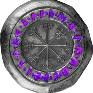 Germania Mint Vegvísir 2 oz Ag 999.9 Stamp Bar