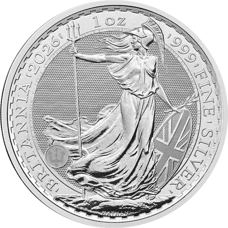 Britannia 2026 srebrna moneta 1 oz