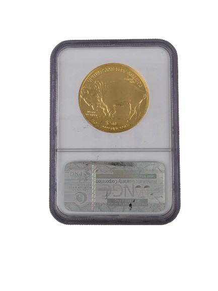 Amerykański Bizon 1 uncja Złota w slabie NGC MS70 50$ - obrazek 2