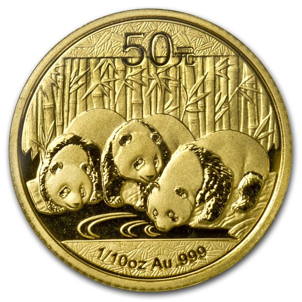 Chińska Panda 1/10 uncji Złota 2013