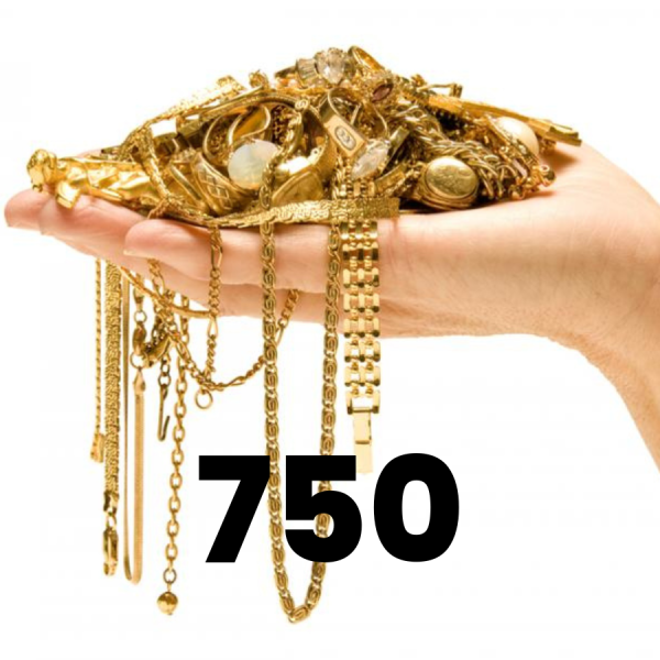 Skup złotej biżuterii próba 750