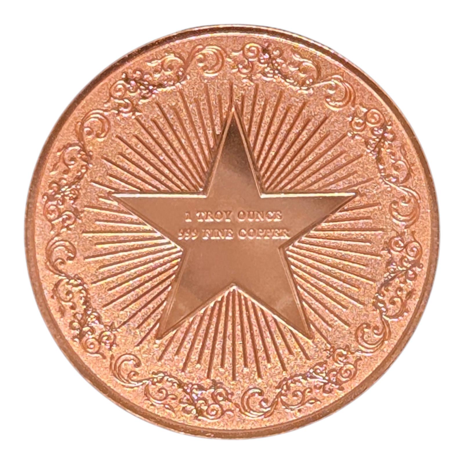 Wildlife series elephant copper coin averse