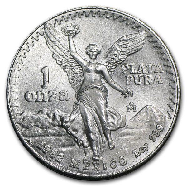 Mexican Libertad 1 uncja srebra rocznik 1982