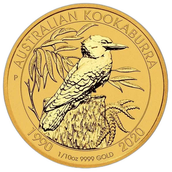 Kookaburra 1/10 uncji Złota 2020